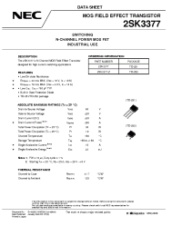 Datasheet 2SK3385 manufacturer NEC