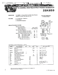Datasheet 2SK659 manufacturer NEC