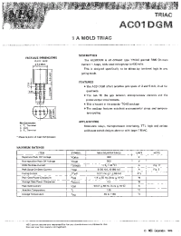 Datasheet AC01DGM manufacturer NEC