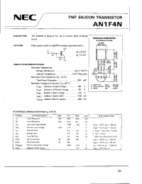 Datasheet AN1F4N manufacturer NEC