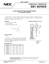 Datasheet BB1A3M manufacturer NEC