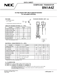 Datasheet BN1A4Z manufacturer NEC