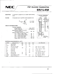 Datasheet BN1L4M manufacturer NEC