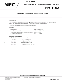 Datasheet C1093 manufacturer NEC