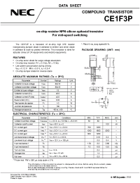 Datasheet CE1F3P manufacturer NEC