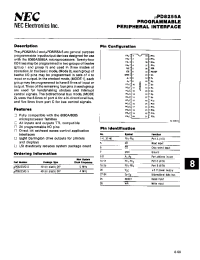 Datasheet D82C55AC manufacturer NEC