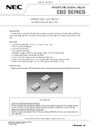 Datasheet EB2-12NUH-L manufacturer NEC