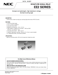 Datasheet EE2-24NUX-R manufacturer NEC