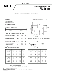 Datasheet FN4A3Q manufacturer NEC