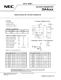 Datasheet GA4A3Q manufacturer NEC