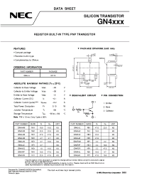 Datasheet GN4F3M manufacturer NEC
