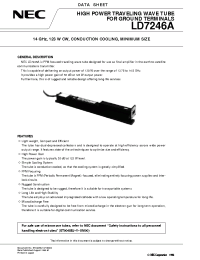 Datasheet LD7246A manufacturer NEC