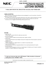 Datasheet LD7249U manufacturer NEC