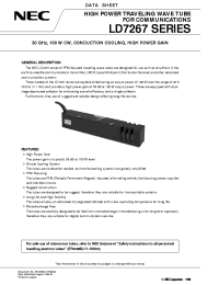 Datasheet LD7267 manufacturer NEC