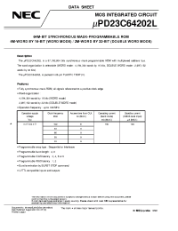 Datasheet M13945EJ5V0DS00 manufacturer NEC