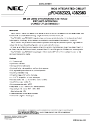 Datasheet M15393EJ1V0DS00 manufacturer NEC