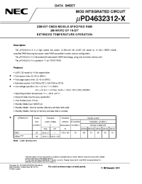 Datasheet M15406EJ8V0DS00 manufacturer NEC