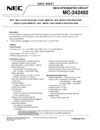 Datasheet M15414EJ3V0DS00 manufacturer NEC