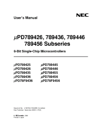 Datasheet m789456 производства NEC