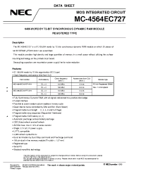 Datasheet MC-4564EC727PF-A75 производства NEC