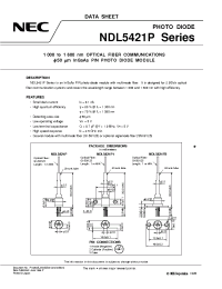 Datasheet NDL5421P1 manufacturer NEC