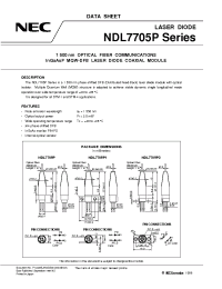 Datasheet NDL7705P1C manufacturer NEC