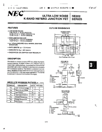 Datasheet NE20283A manufacturer NEC