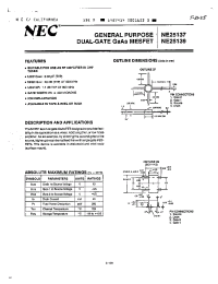 Datasheet NE25137 manufacturer NEC