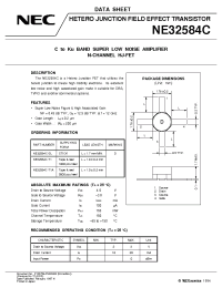 Datasheet NE32584C-SL manufacturer NEC
