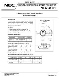 Datasheet NE434S01-T1B manufacturer NEC