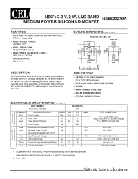 Datasheet NE5520279A-T1 manufacturer NEC
