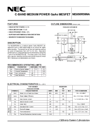 Datasheet NE850R599A manufacturer NEC
