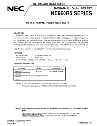 Datasheet NE962R575 производства NEC
