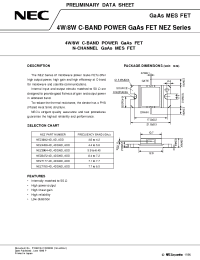 Datasheet NEZ5964-4DD manufacturer NEC