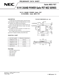 Datasheet NEZ6472-15DD производства NEC