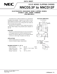 Datasheet NNCD3.9F manufacturer NEC