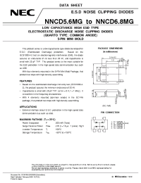 Datasheet NNCD5.6MG manufacturer NEC