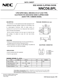 Datasheet NNCD6.8PL manufacturer NEC