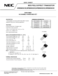 Datasheet NP82N055KHE manufacturer NEC