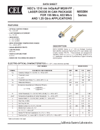 Datasheet NX5304EH manufacturer NEC