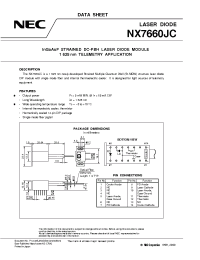 Datasheet NX7660JC-BA manufacturer NEC