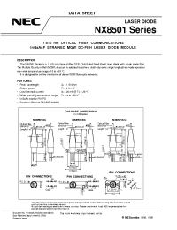Datasheet NX8501BG-CA производства NEC