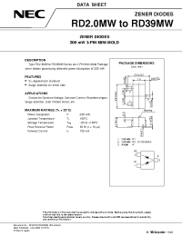 Datasheet RD10MW manufacturer NEC