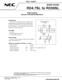 Datasheet RD11SL manufacturer NEC
