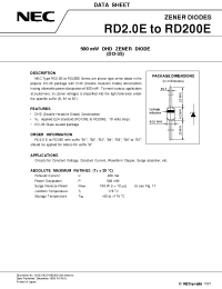 Datasheet RD130E manufacturer NEC