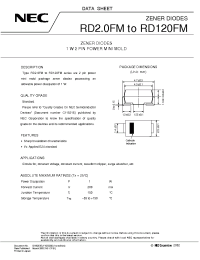 Datasheet RD13FM manufacturer NEC