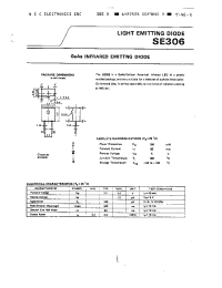 Datasheet SE306 manufacturer NEC