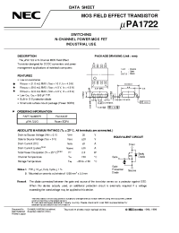 Datasheet UPA1722 производства NEC