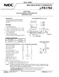 Datasheet UPA1764 manufacturer NEC