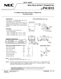Datasheet UPA1813GR-9JG manufacturer NEC
